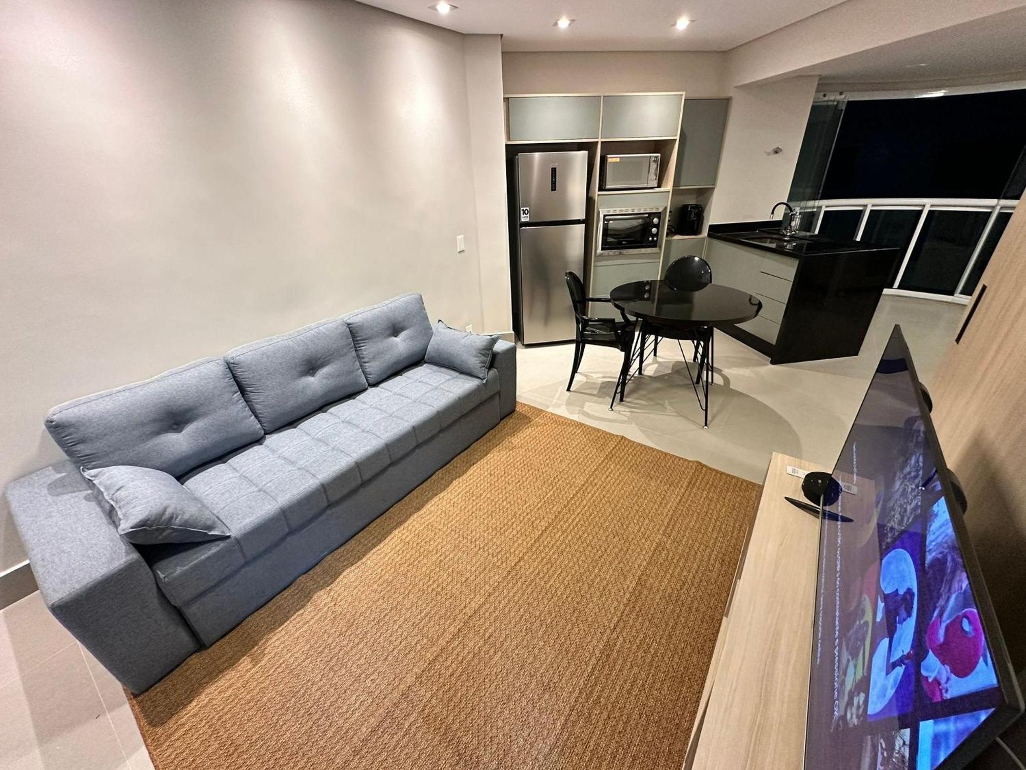Residencial Estanconfor Com Vista Mar 2 Ac E Garagem Apartman Santos Kültér fotó