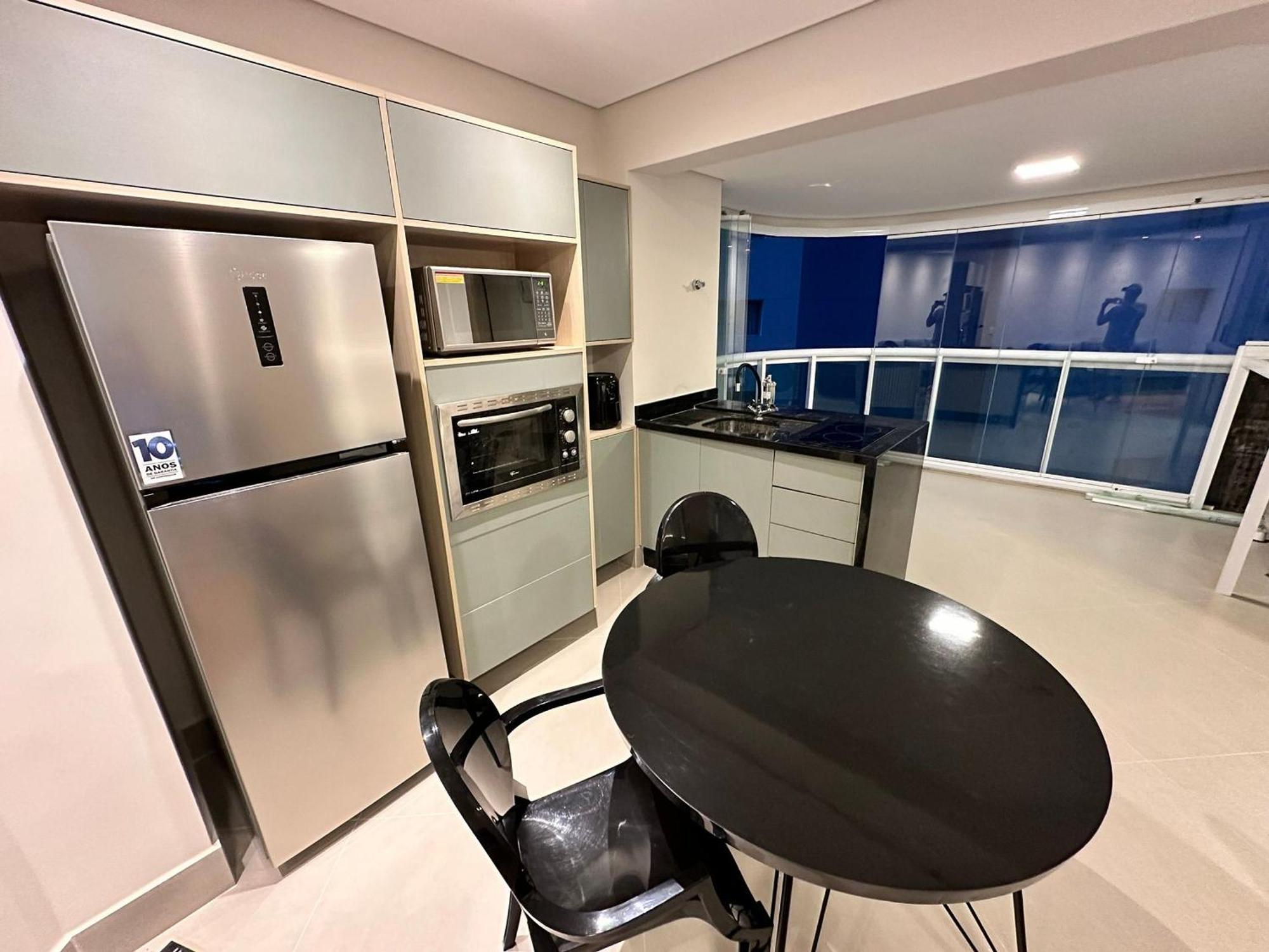 Residencial Estanconfor Com Vista Mar 2 Ac E Garagem Apartman Santos Kültér fotó