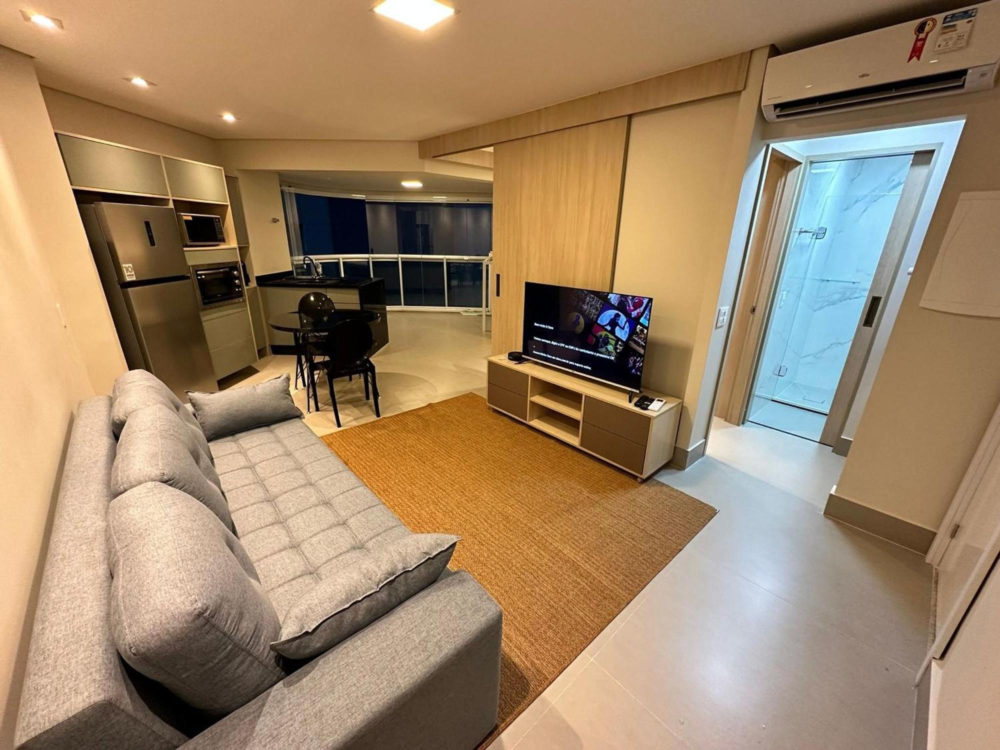 Residencial Estanconfor Com Vista Mar 2 Ac E Garagem Apartman Santos Kültér fotó