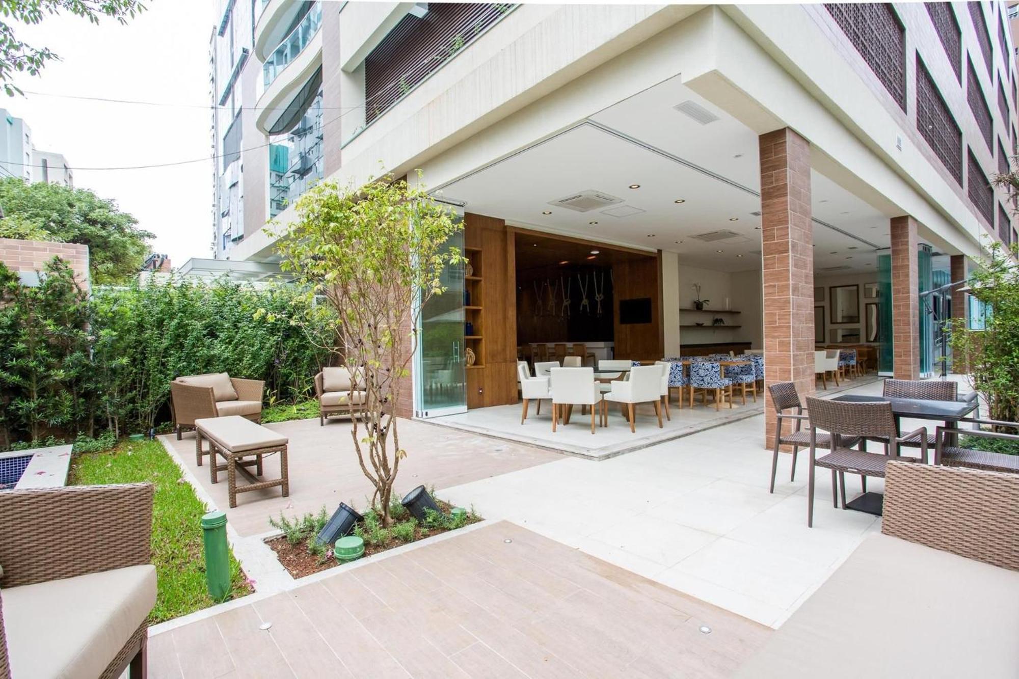 Residencial Estanconfor Com Vista Mar 2 Ac E Garagem Apartman Santos Kültér fotó