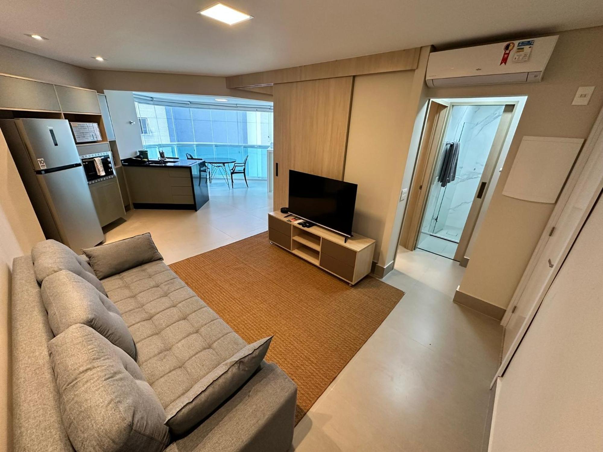 Residencial Estanconfor Com Vista Mar 2 Ac E Garagem Apartman Santos Kültér fotó